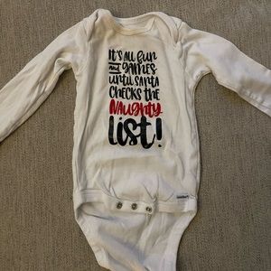 Baby Christmas onesie